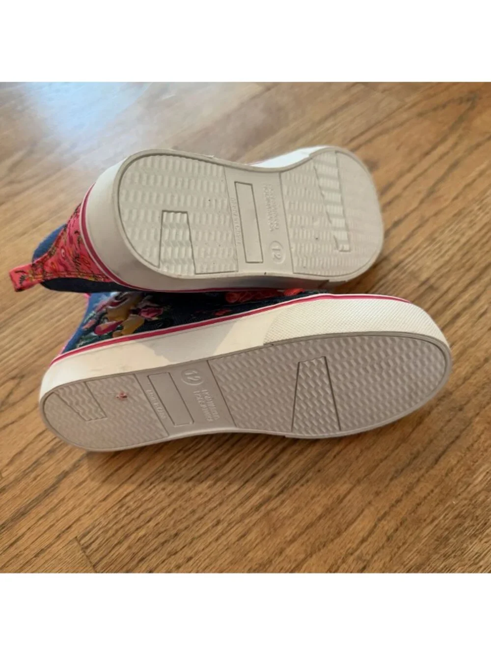 Wild Spirit Denim High Top Embroidered Sneakers Shoes NWOT Girls 12